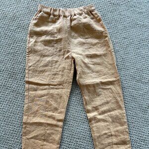 Mate the Label Linen Cropped Pants